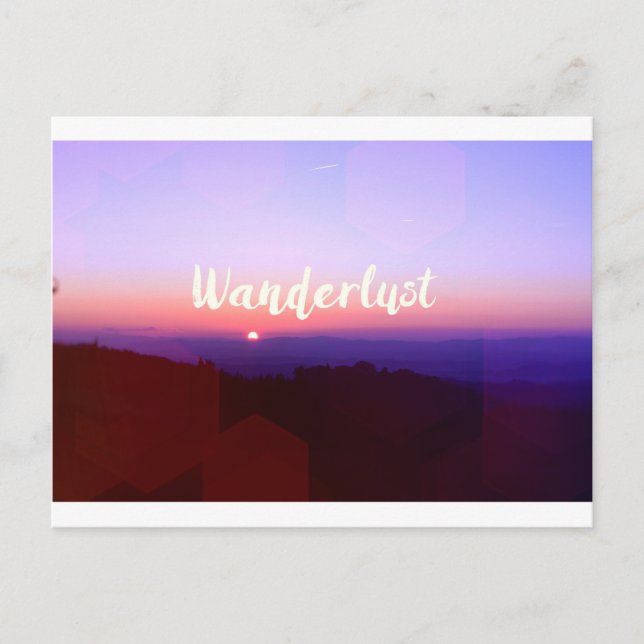 Wanderlust Vykort (Framsida)
