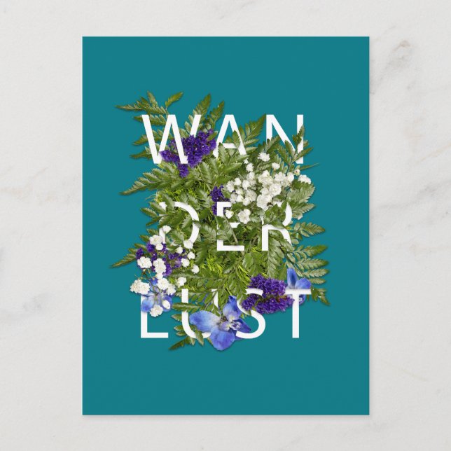 Wanderlust Vykort (Framsida)