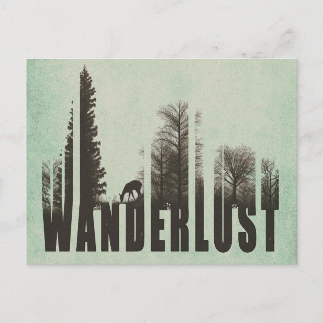 Wanderlust Vykort (Framsida)