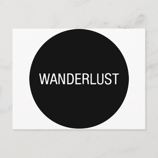 WANDERLUST VYKORT (Framsida)