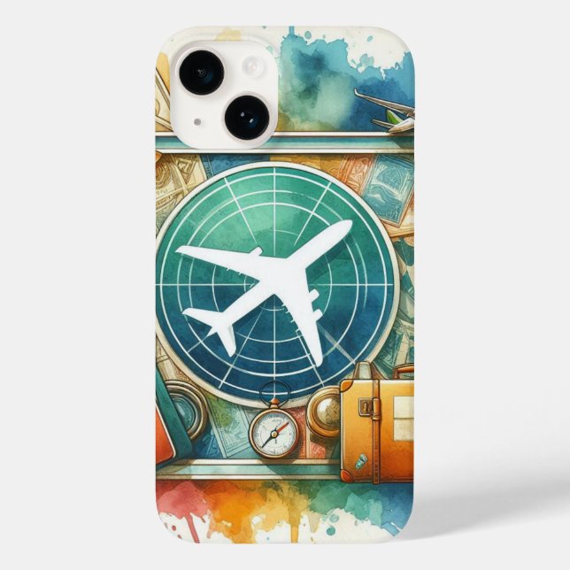 Wanderlust Window - Fullt Travel Art Softcase (Baksida)