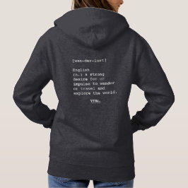 Wanderlust Women's Hoodie T Shirt