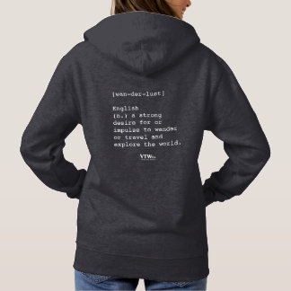 Wanderlust Women's Hoodie T Shirt
