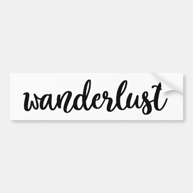 Wanderlustbildekal Bildekal (Framsidan)