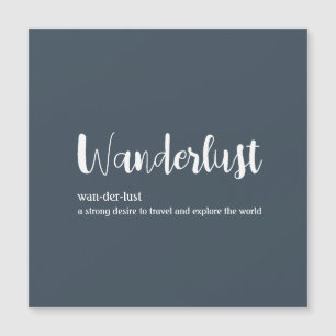 Wanderlustdefinition vit grått blue färg