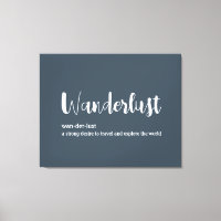 Wanderlustdefinition vit grått blue färg