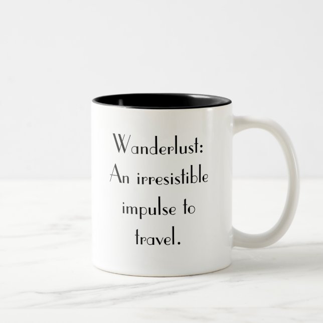 Wanderlustmugg Två-Tonad Mugg (Höger)