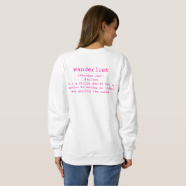 Wanderlustskjorta för kvinnor i Crewnacken T Shirt