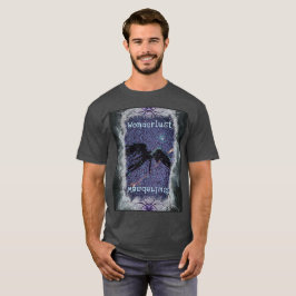 WanderlustWonderlust vingade figur i rymden T Shirt