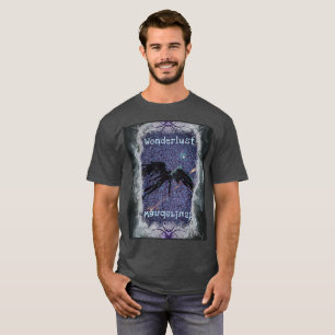 WanderlustWonderlust vingade figur i rymden T Shirt