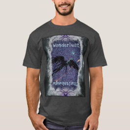 WanderlustWonderlust vingade figur i rymden T Shirt