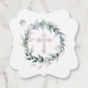 WandeRosa Kor Communion Baptism Christening Gåvor Etiketter