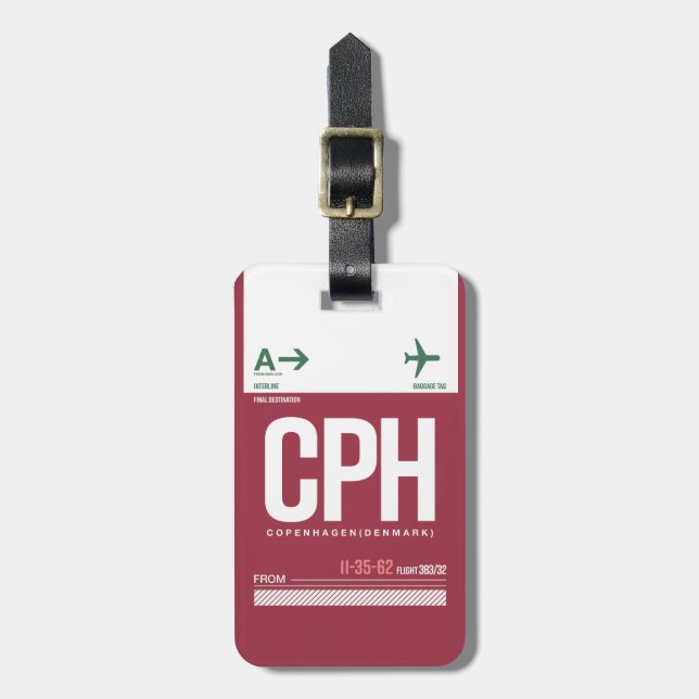 WanderTag - Bagagetagg Bagagebricka (Vertikal Framsida)