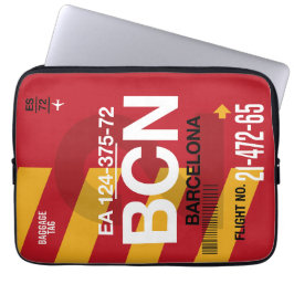 WanderTag - Barcelonas minimalistiska Laptop sleev Laptop Fodral