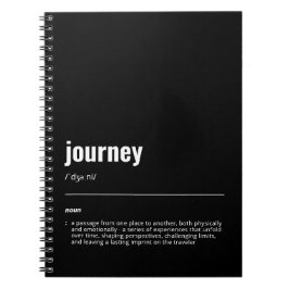 WanderTag - Journey Black Notebook Anteckningsbok