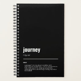 WanderTag - Journey Black Planner 2026