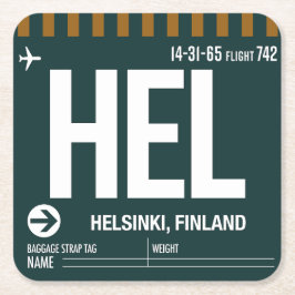 WanderTag Papper Underlägg Kvadrat