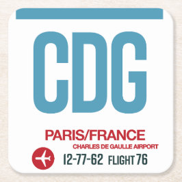 WanderTag Papper Underlägg Kvadrat