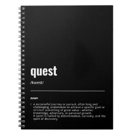 WanderTag - Quest Black Notebook Anteckningsbok