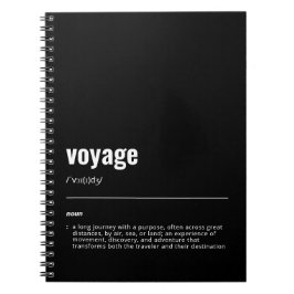 WanderTag - Voyage Black Notebook Anteckningsbok