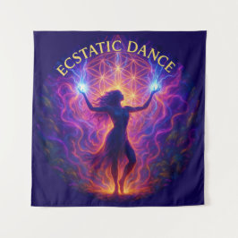 Wandkleed Ecstatic Dance – Energie & Beweging