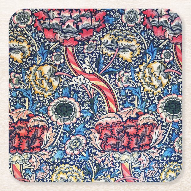 Wandle, William Morris Underlägg Papper Kvadrat (Framsidan)