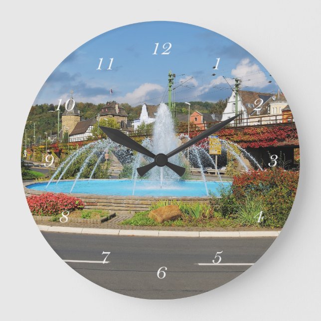 Wanduhr Linz am Rhein Stor Klocka (Framsida)