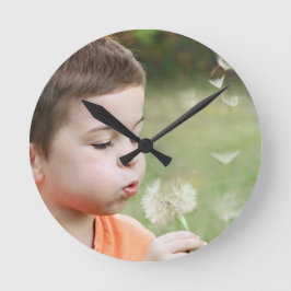 Wanduhr mit deinem eigenen Foto Rund Klocka