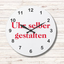 Wanduhr selber gestalten