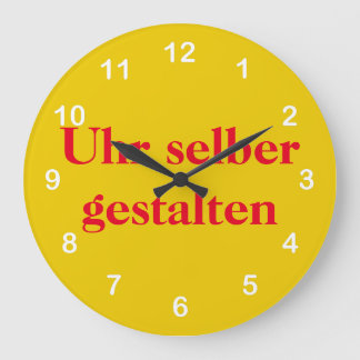 Wanduhr selber gestalten stor klocka