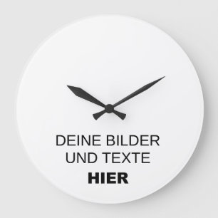 Wanduhr selbst gestalten stor klocka