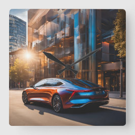 WANDUHREN FYRKANTIG KLOCKA