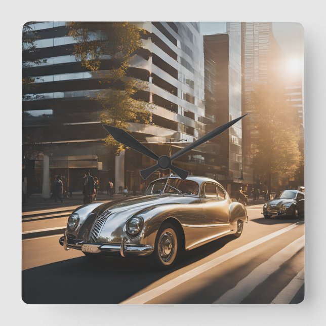 WANDUHREN FYRKANTIG KLOCKA (Framsida)