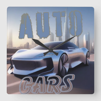 WANDUHREN FYRKANTIG KLOCKA