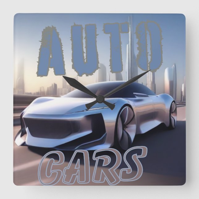 WANDUHREN FYRKANTIG KLOCKA (Framsida)