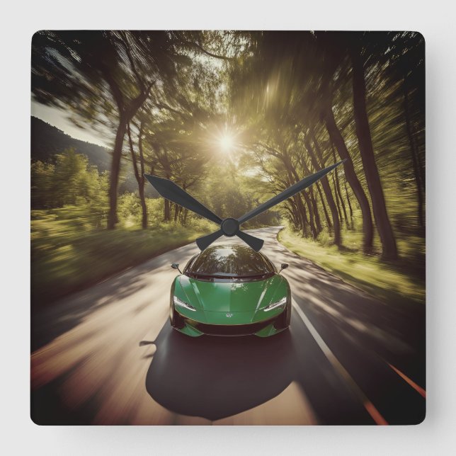 WANDUHREN FYRKANTIG KLOCKA (Framsida)