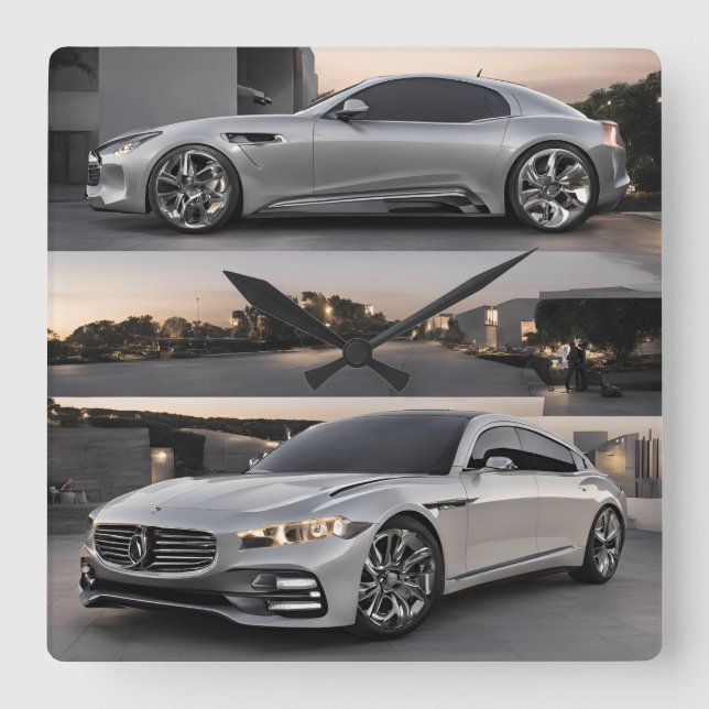 WANDUHREN FYRKANTIG KLOCKA (Framsida)