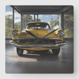 WANDUHREN FYRKANTIG KLOCKA