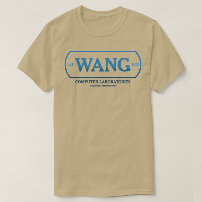 WANG-datorer BlueRetro RxTp T Shirt (Design framsida)