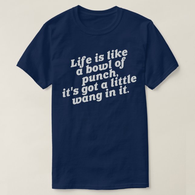 Wang in it the Hollywood Knight 80s Quote T Shirt (Design framsida)
