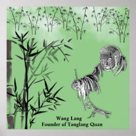 Wang Lang Founder of Tanglang Quan Poster
