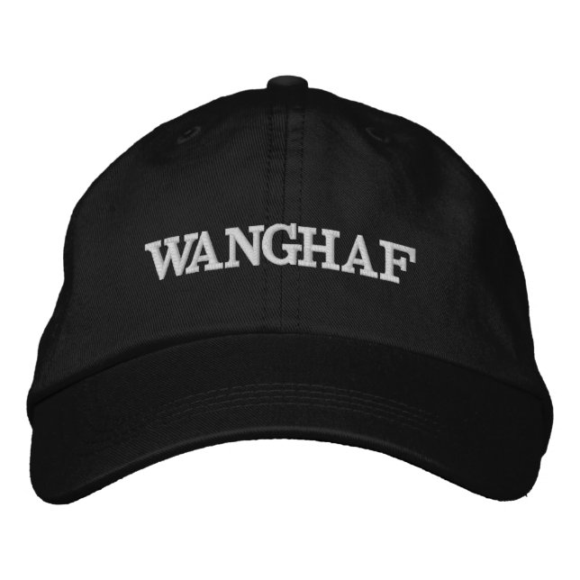WANGHAF Broderad Hatt | Trendig Dekorativ Keps  (Framsida)