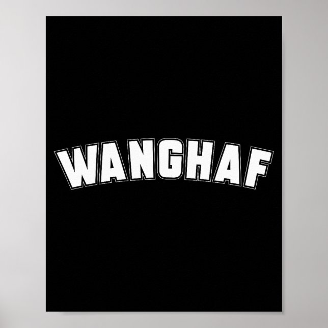 Wanghaf Meme Funny Sarcasm Quote Apparel  Poster (Framsidan)