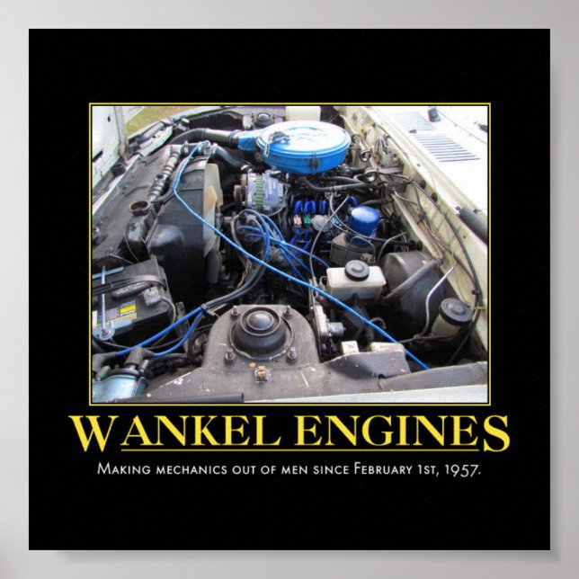 Wankel Engines Poster (Framsidan)