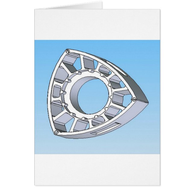 Wankel rotor hälsningskort (Framsidan)