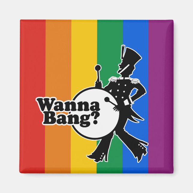 WANNA BANG? MAGNET (Framsidan)