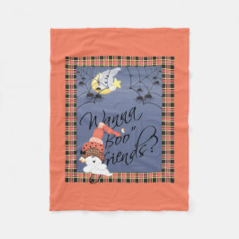 Wanna Boo Friends Halloween Fleecefilt