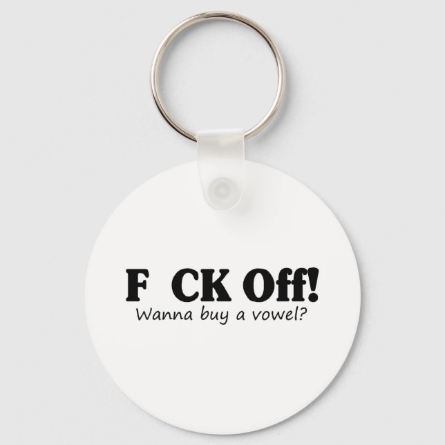 Wanna Buy A Vowel Nyckelring (Framsida)