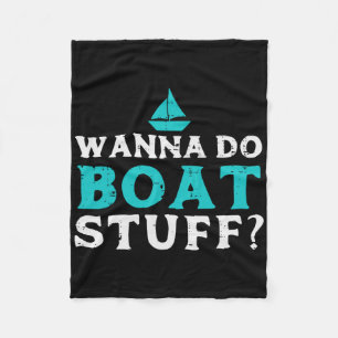 Wanna Do Boat Saker Boater kapten Owner Crew Manar Fleecefilt