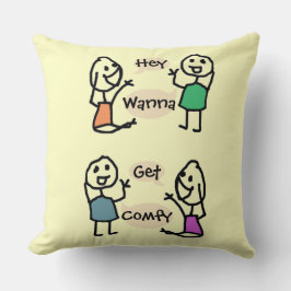 Wanna Finare Schmancy Pillow by RoseWrites Kudde